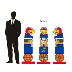 Hot Sale 🥰 Evergreen NCAA Kansas Jayhawks Tiki Totem 🎁 -Garden Decor Shop unnamed file 11080