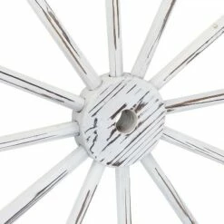 New ✔️ Sunnydaze Decor Sunnydaze Indoor/Outdoor Wooden Rustic Western Style Wagon Wheel Yard Landscape Porch Patio Décor - 30" - White - 2pk 🎉 -Garden Decor Shop unnamed file 11111