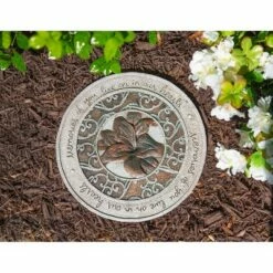 New 👍 Evergreen Daylily Memorial Stone 😀 -Garden Decor Shop unnamed file 11124