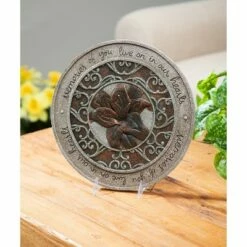 New 👍 Evergreen Daylily Memorial Stone 😀 -Garden Decor Shop unnamed file 11125