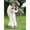 Promo 🔥 Roman 11.75" Angel Facing Cross Religious Outdoor Garden Statue - White/Gray 🔥 -Garden Decor Shop unnamed file 11126