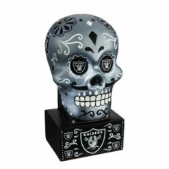 Budget 👏 Evergreen Las Vegas Raiders, Sugar Skull Statue 🌟 -Garden Decor Shop unnamed file 11129