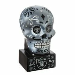 Budget 👏 Evergreen Las Vegas Raiders, Sugar Skull Statue 🌟 -Garden Decor Shop unnamed file 11131