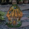 New 🥰 15" Resin Solar Twig Roof House Brown - Exhart 🤩 -Garden Decor Shop unnamed file 11148