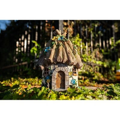 New π₯° 15" Resin Solar Twig Roof House Brown - Exhart π€© 14 New π₯° 15" Resin Solar Twig Roof House Brown - Exhart π€© - Image 12