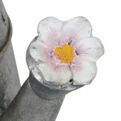 Discount 🥰 10" Resin Solar Silver Tea Pot Silver - Exhart 🧨 -Garden Decor Shop unnamed file 11166