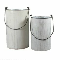 Best deal 🤩 Direct International 💀 Halloween 11.25" Metal Pumpkin Baskets Ghost Pumpkin Set Wavy - Outdoor Sculptures And Statues 🎁