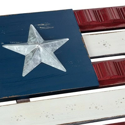 Buy π Wood & Metal Flag Wall Decor - Alpine Corporation β¨ 5 Buy π Wood & Metal Flag Wall Decor - Alpine Corporation β¨ - Image 3