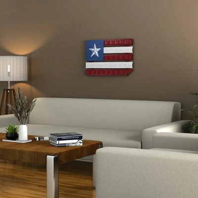 Buy π Wood & Metal Flag Wall Decor - Alpine Corporation β¨ 6 Buy π Wood & Metal Flag Wall Decor - Alpine Corporation β¨ - Image 4