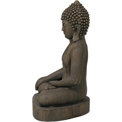 Buy ⭐ John Timberland Zen Buddha Outdoor Statue 29 1/2" High Sitting for Yard Garden Patio Deck Home Entryway Hallway ⌛ 6 Buy ⭐ John Timberland Zen Buddha Outdoor Statue 29 1/2" High Sitting for Yard Garden Patio Deck Home Entryway Hallway ⌛ - Image 4