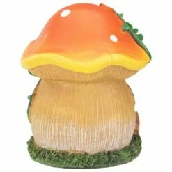 Cheapest 😀 Northlight 6.25" Orange Mushroom House Outdoor Garden Statue ✔️ -Garden Decor Shop unnamed file 11233