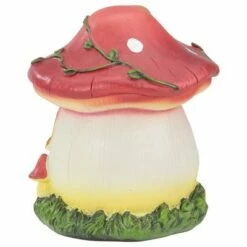 Discount 😀 Northlight 6.25" Red Mushroom House Outdoor Garden Statue 🌟 -Garden Decor Shop unnamed file 11238