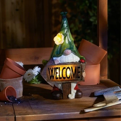 Coupon β Zingz & Thingz Zingz & Thingz 13" Polyresin Gnome with Glowing Welcome Sign Solar Statue π 7 Coupon β Zingz & Thingz Zingz & Thingz 13" Polyresin Gnome with Glowing Welcome Sign Solar Statue π - Image 5