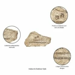 Promo 🛒 Evergreen Faithful Companion Garden Stone Garden and Yard Decor ⭐ -Garden Decor Shop unnamed file 11254