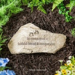 Promo 🛒 Evergreen Faithful Companion Garden Stone Garden and Yard Decor ⭐ -Garden Decor Shop unnamed file 11256