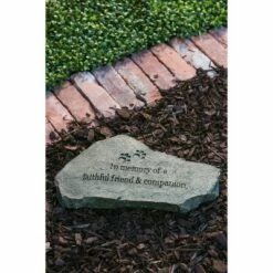 Promo 🛒 Evergreen Faithful Companion Garden Stone Garden and Yard Decor ⭐ -Garden Decor Shop unnamed file 11257