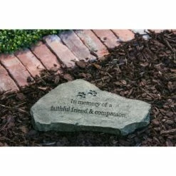 Promo 🛒 Evergreen Faithful Companion Garden Stone Garden and Yard Decor ⭐ -Garden Decor Shop unnamed file 11258
