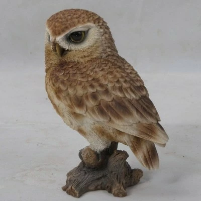 Hot Sale π₯° HI-LINE GIFT LTD 6" Polyresin Small Brown Owl on Stump Statue Brown - Hi-Line Gift π 3 Hot Sale π₯° HI-LINE GIFT LTD 6" Polyresin Small Brown Owl on Stump Statue Brown - Hi-Line Gift π - Image 3
