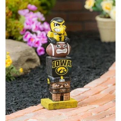 Budget 𧨠Evergreen NCAA Iowa Hawkeyes Tiki Totem, Team Colors, One Size π 4 Budget 𧨠Evergreen NCAA Iowa Hawkeyes Tiki Totem, Team Colors, One Size π - Image 2