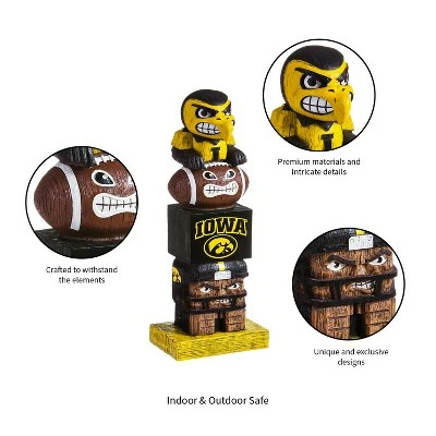 Budget 𧨠Evergreen NCAA Iowa Hawkeyes Tiki Totem, Team Colors, One Size π 7 Budget 𧨠Evergreen NCAA Iowa Hawkeyes Tiki Totem, Team Colors, One Size π - Image 5