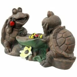 Promo 🎁 Sunnydaze Decor Sunnydaze Tic Tac Toe Turtles Concrete Garden Statue - 12.25-Inch 🔥 -Garden Decor Shop unnamed file 11304