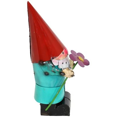 Top 10 β Sunnydaze Decor Sunnydaze Cheerful Flower Garden Gnome Metal Statue Figurine - 16 in. - Red/Turquoise π₯° 5 Top 10 β Sunnydaze Decor Sunnydaze Cheerful Flower Garden Gnome Metal Statue Figurine - 16 in. - Red/Turquoise π₯° - Image 3