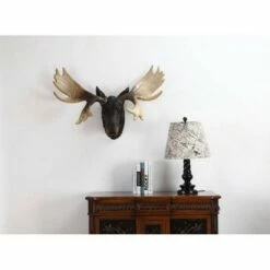 Cheapest 🛒 HI-LINE GIFT LTD 27" Polyresin Moose Head Wall Mount Outdoor Statue Black - Hi-Line Gift 🧨 -Garden Decor Shop unnamed file 1133