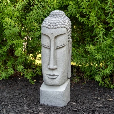 Discount π Northlight 23.25" Large Buddha Head Outdoor Garden Statue π 3 Discount π Northlight 23.25" Large Buddha Head Outdoor Garden Statue π