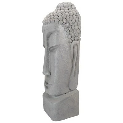 Discount π Northlight 23.25" Large Buddha Head Outdoor Garden Statue π 5 Discount π Northlight 23.25" Large Buddha Head Outdoor Garden Statue π - Image 3