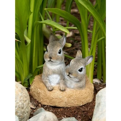Deals π₯° Zingz & Thingz Zingz & Thingz 6" Polyresin Peek-a-Boo Garden Bunnies Décor Statue Brown π― 4 Deals π₯° Zingz & Thingz Zingz & Thingz 6" Polyresin Peek-a-Boo Garden Bunnies Décor Statue Brown π― - Image 2