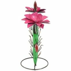 Cheapest 🌟 Sunnydaze Decor Sunnydaze Yellow-Needled Barrel Cactus Metal Statue - Rustic Metal Art Sculpture for the Yard - For Indoor or Outdoor Use - 17.5" - Green - Set of 2 🧨 -Garden Decor Shop unnamed file 11396