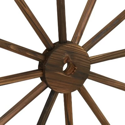 Best Sale ๐ Sunnydaze Decor Sunnydaze Indoor/Outdoor Wooden Rustic Western Style Wagon Wheel Yard Landscape Porch Patio Dรฉcor - 30" - Natural - 2pk ๐ 4 Best Sale ๐ Sunnydaze Decor Sunnydaze Indoor/Outdoor Wooden Rustic Western Style Wagon Wheel Yard Landscape Porch Patio Dรฉcor - 30" - Natural - 2pk ๐ - Image 2
