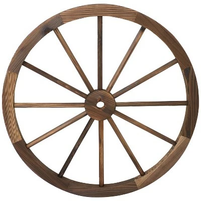 Best Sale ๐ Sunnydaze Decor Sunnydaze Indoor/Outdoor Wooden Rustic Western Style Wagon Wheel Yard Landscape Porch Patio Dรฉcor - 30" - Natural - 2pk ๐ 7 Best Sale ๐ Sunnydaze Decor Sunnydaze Indoor/Outdoor Wooden Rustic Western Style Wagon Wheel Yard Landscape Porch Patio Dรฉcor - 30" - Natural - 2pk ๐ - Image 5