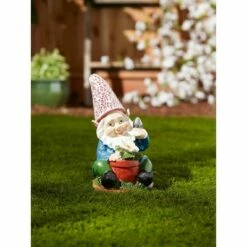 Best deal 🥰 Zingz & Thingz Zingz & Thingz 5" Solar Gardening Gnome 🤩 -Garden Decor Shop unnamed file 11420
