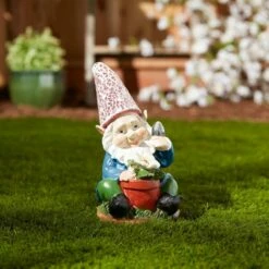 Best deal 🥰 Zingz & Thingz Zingz & Thingz 5" Solar Gardening Gnome 🤩 -Garden Decor Shop unnamed file 11421