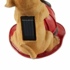 Cheapest 🔔 Zingz & Thingz Zingz & Thingz 6" Polyresin 🐶 Dog and Fire Helmet Solar Statue 🔥 -Garden Decor Shop unnamed file 11440