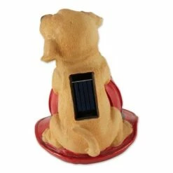 Cheapest 🔔 Zingz & Thingz Zingz & Thingz 6" Polyresin 🐶 Dog and Fire Helmet Solar Statue 🔥 -Garden Decor Shop unnamed file 11442