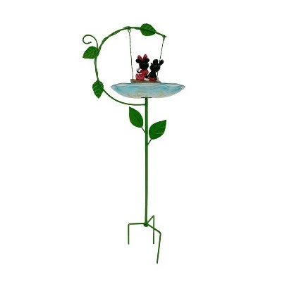 Buy ❤️ Disney 28" Mickey And Minnie Mouse Resin Birdbath Stake ✨ 4 Buy ❤️ Disney 28" Mickey And Minnie Mouse Resin Birdbath Stake ✨ - Image 3