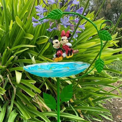 Buy ❤️ Disney 28" Mickey And Minnie Mouse Resin Birdbath Stake ✨ 5 Buy ❤️ Disney 28" Mickey And Minnie Mouse Resin Birdbath Stake ✨ - Image 4