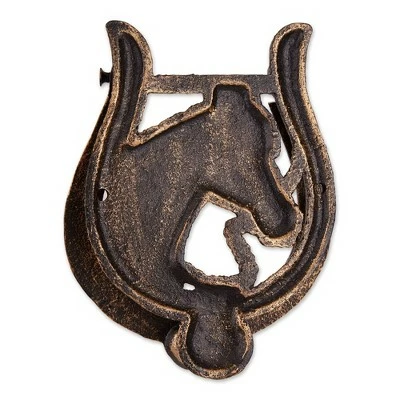 Discount π₯ Zingz & Thingz Zingz & Thingz Cast Iron Horseshoe Door Knocker Bronze π 4 Discount π₯ Zingz & Thingz Zingz & Thingz Cast Iron Horseshoe Door Knocker Bronze π - Image 2
