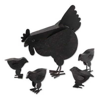 Hot Sale π Zingz & Thingz Zingz & Thingz 11.25" Metal Hen with Chicks Sculpture Black βοΈ 6 Hot Sale π Zingz & Thingz Zingz & Thingz 11.25" Metal Hen with Chicks Sculpture Black βοΈ - Image 4