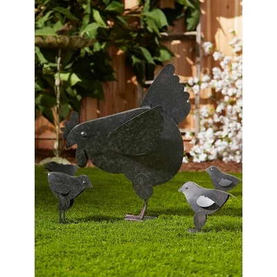 Hot Sale π Zingz & Thingz Zingz & Thingz 11.25" Metal Hen with Chicks Sculpture Black βοΈ 13 Hot Sale π Zingz & Thingz Zingz & Thingz 11.25" Metal Hen with Chicks Sculpture Black βοΈ - Image 11