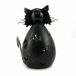 Cheap π Direct International π Halloween 10.0" π Halloween Figure W Led Light Cat Witch Luminary - Outdoor Sculptures And Statues π―