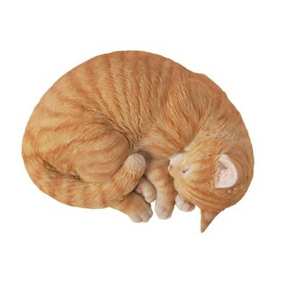 Outlet β HI-LINE GIFT LTD 4.5" Polyresin Sleeping Tabby Cat Statue Orange - Hi-Line Gift π 4 Outlet β HI-LINE GIFT LTD 4.5" Polyresin Sleeping Tabby Cat Statue Orange - Hi-Line Gift π - Image 2