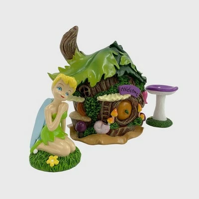 Best Pirce π Disney Tinker Bell Miniature Resin Garden Set With Solar Tree House π 3 Best Pirce π Disney Tinker Bell Miniature Resin Garden Set With Solar Tree House π