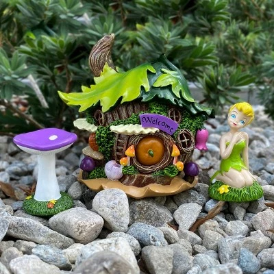 Best Pirce π Disney Tinker Bell Miniature Resin Garden Set With Solar Tree House π 5 Best Pirce π Disney Tinker Bell Miniature Resin Garden Set With Solar Tree House π - Image 3