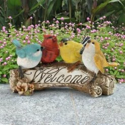 Best Pirce 👏 Design Toscano Birdy Welcome Statue - Multicolored 😍