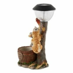 Wholesale 👍 Zingz & Thingz Zingz & Thingz 14" Polyresin Climbing Cats Solar Light Statue 😍