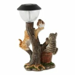 Wholesale 👍 Zingz & Thingz Zingz & Thingz 14" Polyresin Climbing Cats Solar Light Statue 😍 -Garden Decor Shop unnamed file 11616
