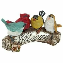 Best Pirce 👏 Design Toscano Birdy Welcome Statue - Multicolored 😍 -Garden Decor Shop unnamed file 1162